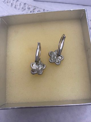 Pendientes Cierre Catalán Flor