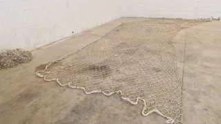 Red de seguridad verde