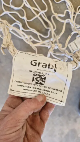 Red de seguridad verde