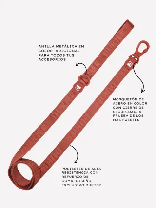 Correa para perro Dukier - Poliéster resistente