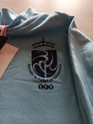 Camiseta azul Sport Line Esc. Fút. Valdemor