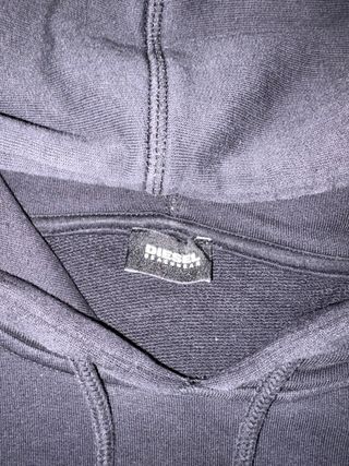 Sudadera con capucha Diesel negra