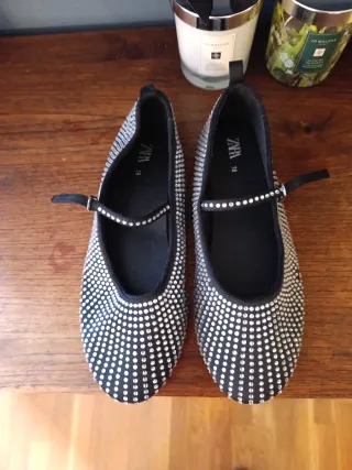 Bailarinas Zara Strass Talla 38