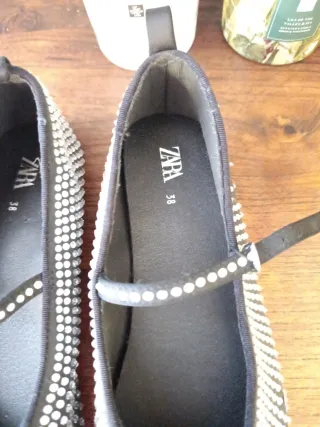 Bailarinas Zara Strass Talla 38