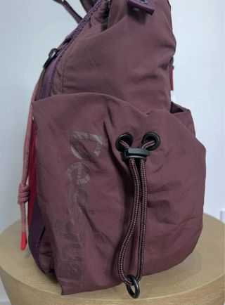 Mochila Desigual multiposición morado/rojo