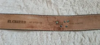 Cinturón de cuero "El Charro"