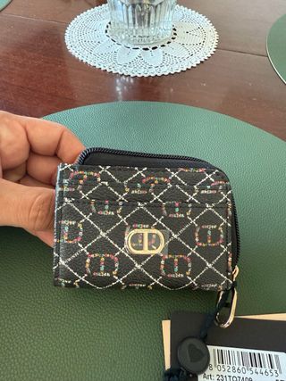 Portacarte Twinset con logo