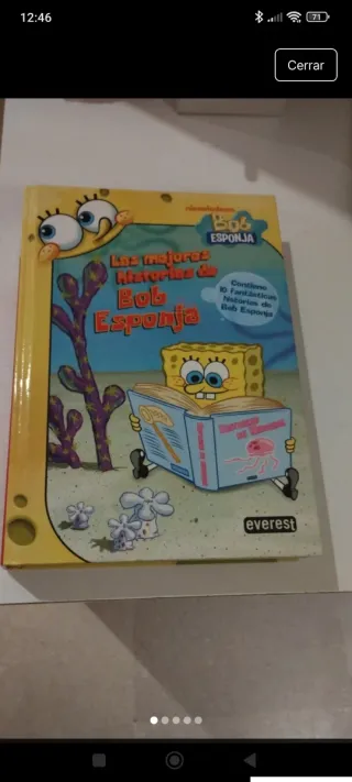 Libro Bob esponja