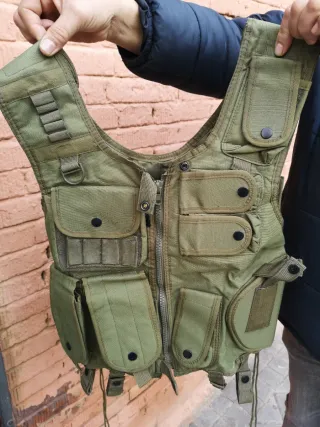 Chaleco Táctico Caza Verde Militar