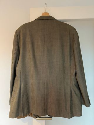 Americana Giorgio Armani Beige/Marrón