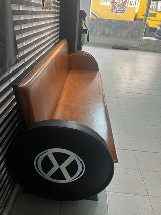 Sillon espera barberia