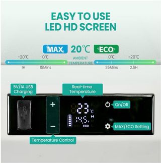 Nevera Portátil Alpicool NL30 27L 12V/220V- NUEVA