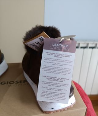 Botines Gioseppo Forrados Piel Talla 39