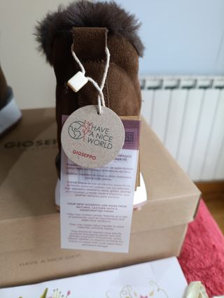 Botines Gioseppo Forrados Piel Talla 39