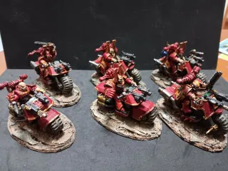 6 Motos del Caos Warhammer
