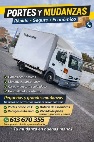 Servicio de portes y mudanzas