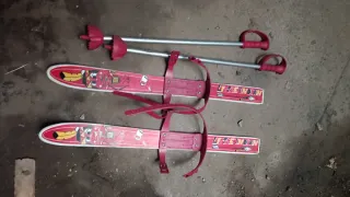 Esquís infantiles Little Indian con bastones