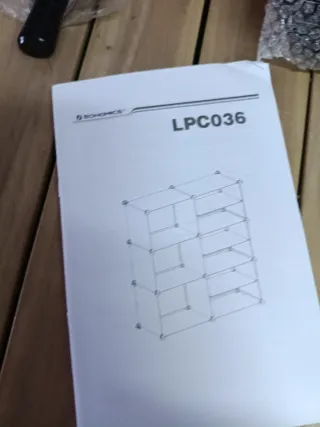SONGMICS Estantería Modular de 9 Compartimentos