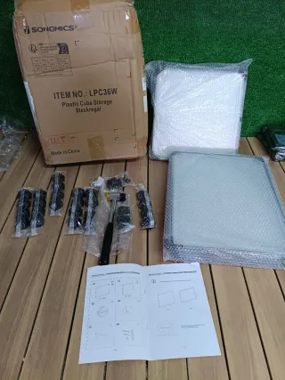 SONGMICS Estantería Modular de 9 Compartimentos