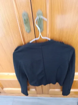 Chaqueta militar negra