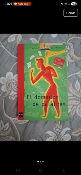 Libro el domador de palabras barco vapor juvenil