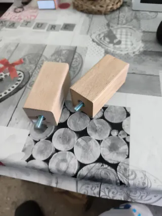 PATAS BESTÅ STUBBARP Roble Tinte Blanco