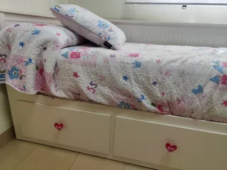 Cama Diván Infantil Ikea Blanca