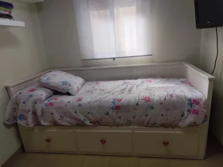 Cama Diván Infantil Ikea Blanca
