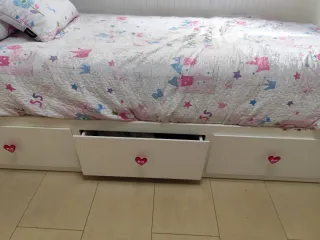 Cama Diván Infantil Ikea Blanca