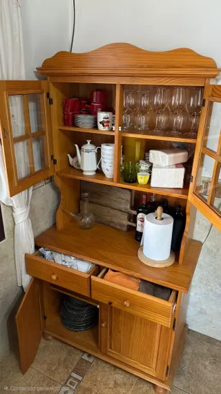 Armario vajillero madera maciza