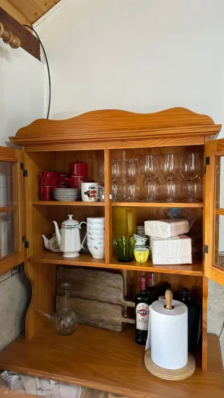 Armario vajillero madera maciza