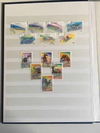 Sellos y hojitas bloque de Tanzania. Motivos.