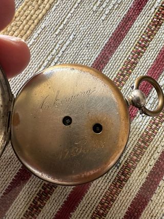 Reloj de bolsillo de plata