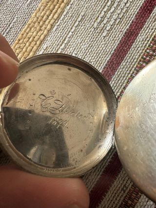 Reloj de bolsillo de plata