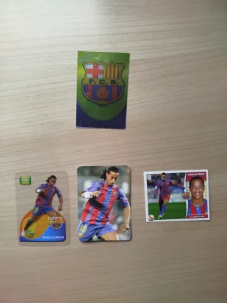 Lote cromos Ronaldinho FC Barcelona
