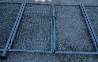 Frontal para perrera metálico