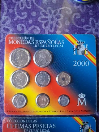 Colecciones de monedas españolas de curso legal