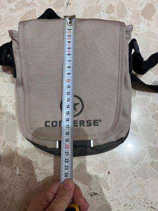 Bandolera Converse Hombre Beige Gris