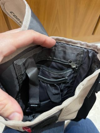 Bandolera Converse Hombre Beige Gris