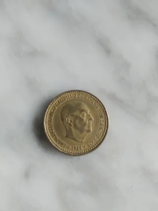 Lote de 9 monedas de 1 peseta