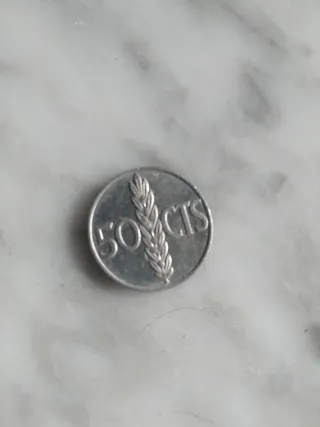 Lote de 9 monedas de 1 peseta