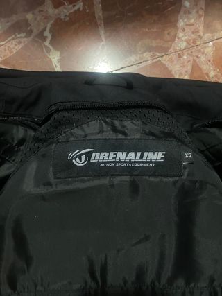 Chaqueta de moto negra