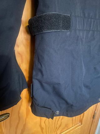 Chaqueta de moto negra