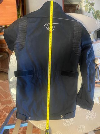 Chaqueta de moto negra