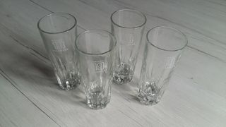 4 Bicchieri Vetro Amaro 18 Isolabella