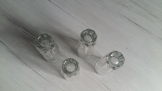 4 Bicchieri Vetro Amaro 18 Isolabella