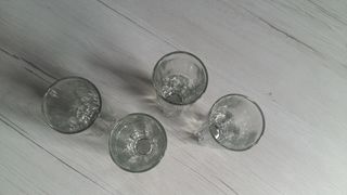 4 Bicchieri Vetro Amaro 18 Isolabella