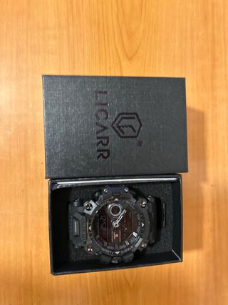 Reloj Táctico Licarr Negro. Nuevo.