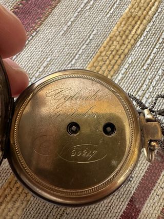 Reloj de bolsillo de plata