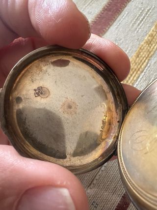 Reloj de bolsillo de plata